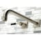 Kingston Brass KS6048DKL Wall Mount Tub Faucet, Brushed Nickel KS6048DKL - alternate 5